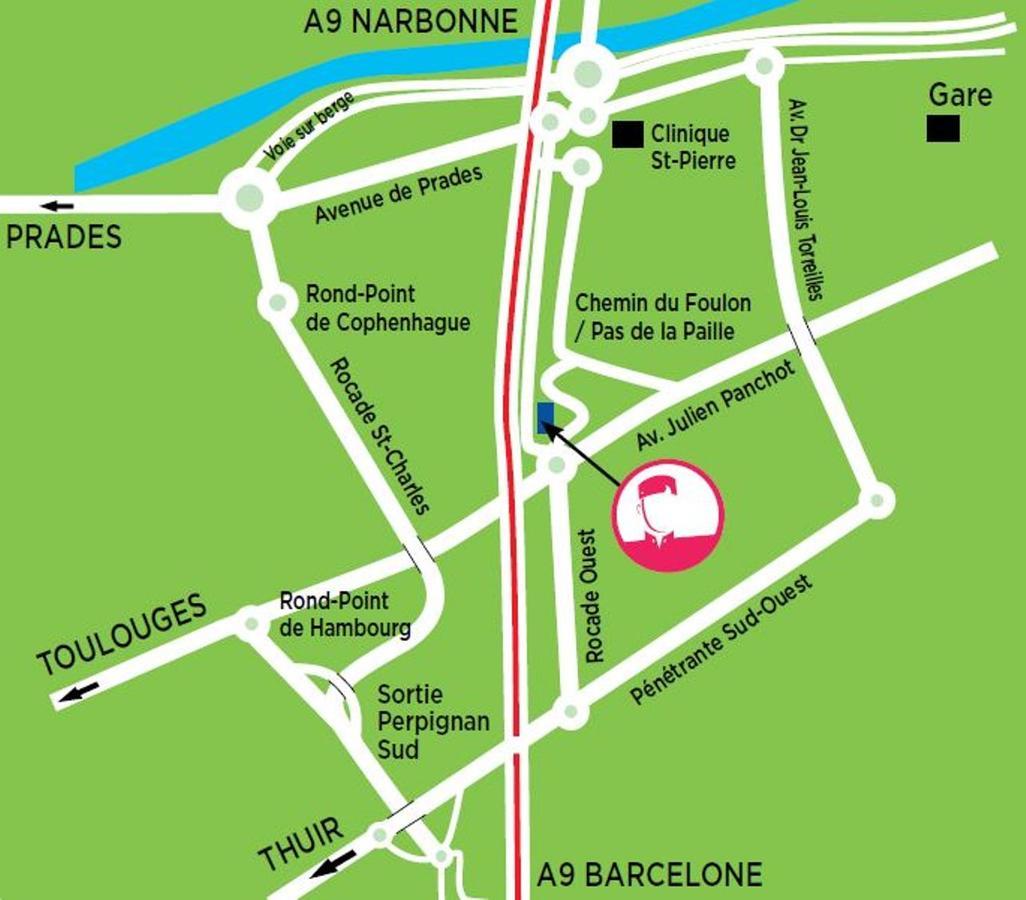 Fasthotel Perpignan Kültér fotó